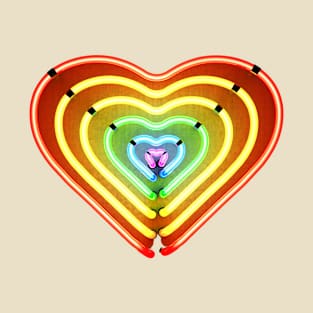 Pride Neon Heart T-Shirt