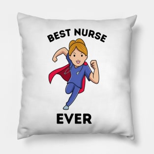 Best Nurse Ever Super Hero Pillow