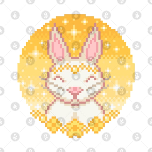 Kawaii bunny pixel art by AlleenasPixels