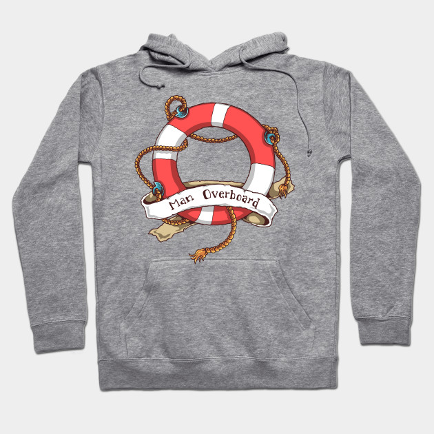 man overboard hoodie