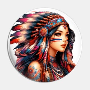 Native American Beauty, The Rising Sun | Catsie Cat Pin