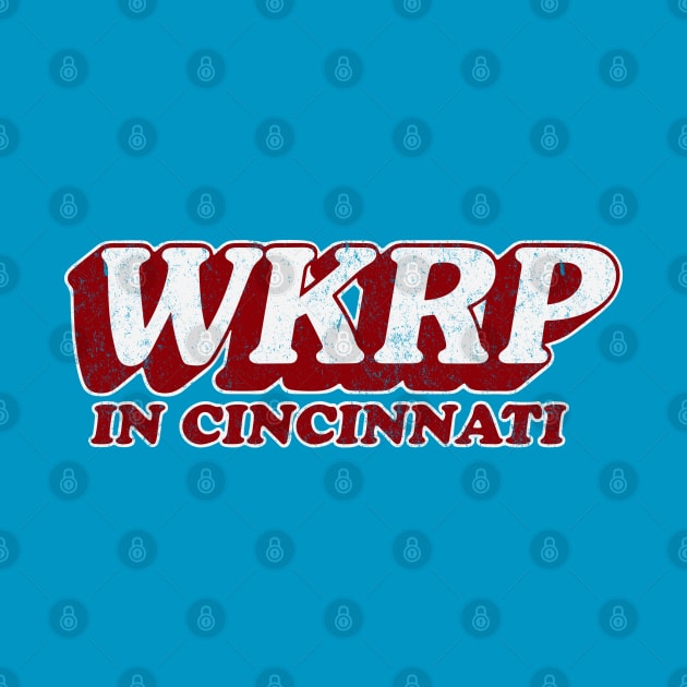 WKRP in Cincinnati - vintage logo by BodinStreet