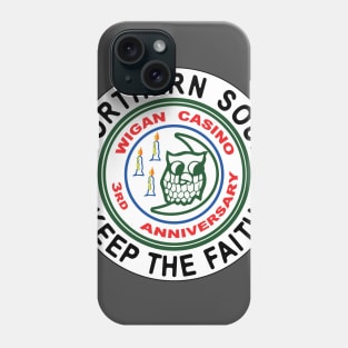 Northern Soul Badges, Wigan Keep The Faith Phone Case