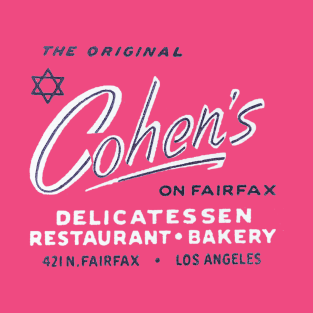 Cohen's Jewish Deli on Fairfax T-Shirt