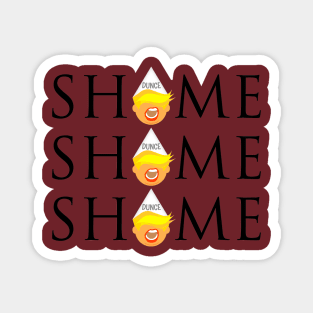 Shame Shame Shame Orange Magnet