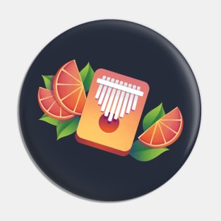 Kalimba Orange Grapefruit Pin