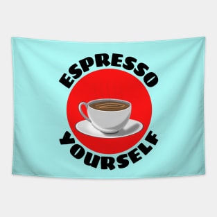 Espresso Yourself | Coffee Pun Tapestry