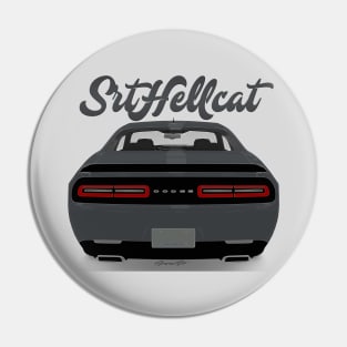 SRT HELLCAT Silver Back Pin