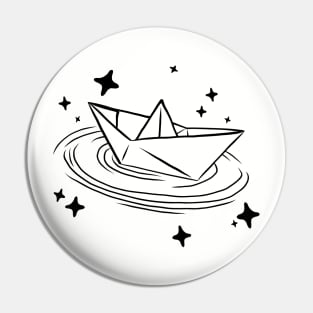 Space Sailing Pin