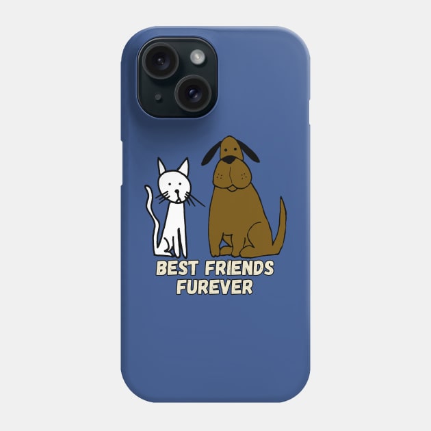 Friends Furever Phone Case by Phoebe Bird Designs