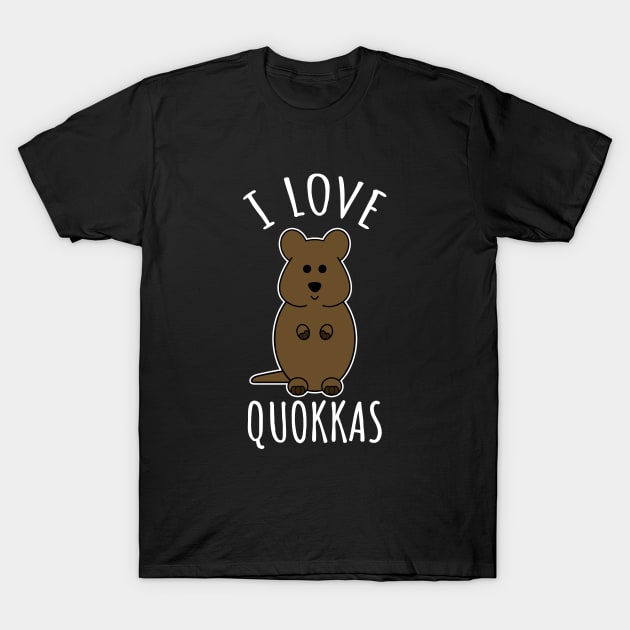 I Love Quokkas T-Shirt | Australian Quokka Lovers Gift I Love Quokkas T-Shirt | Australian Quokka Lovers Gift