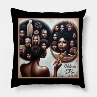 Celebrate Every Texture Melanin Pillow