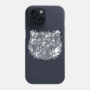 Cat Doodle Phone Case