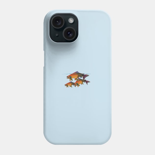 Traveling Trout Phone Case by MikaelJenei