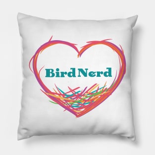 Bird Nerd Pillow