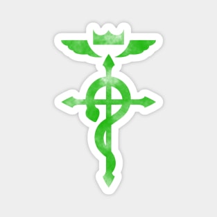 Fullmetal Alchemist Logo Green Magnet