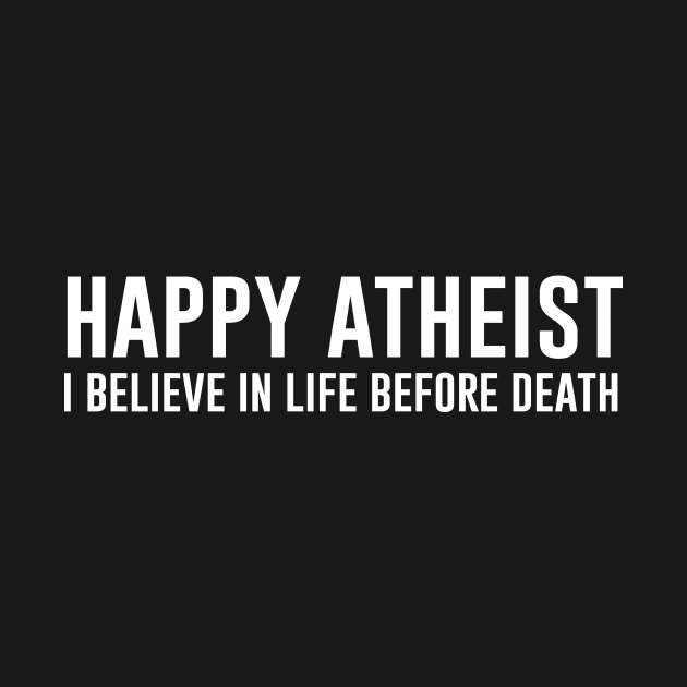 Happy atheist by produdesign