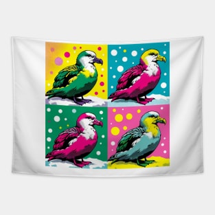 Polar Flight - Pop Art Snow Petrel Tapestry