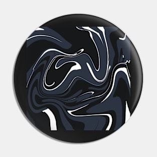 Black paint drip Pin