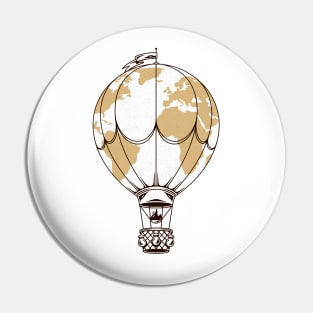 Air Balloon World Adventures Pin