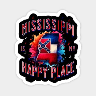 Mississippi is my Happy Place Magnet