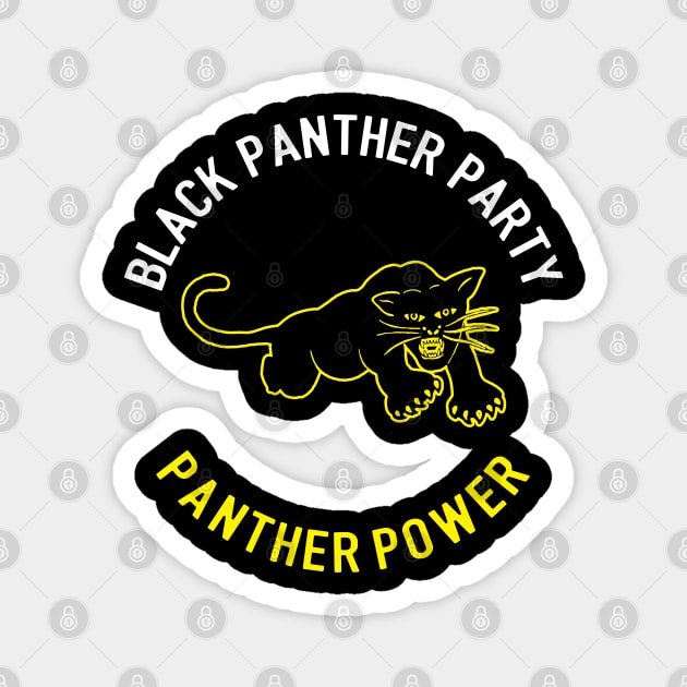 The Black Panther Party, Black History, Black Lives Matter, Civil Rights Magnet by UrbanLifeApparel