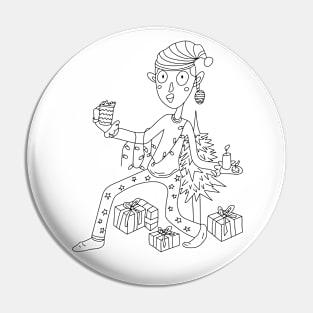 Chrismas joy graphic Pin