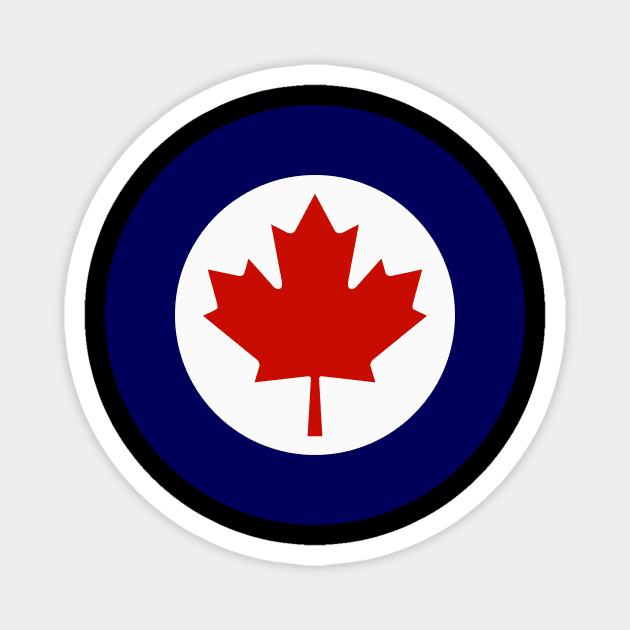 Roundel of the Royal Canadian Air Force Magnet by Virhayune