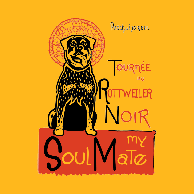 Funny Rottweiler Owner Gift Rottweiler Art by Get Hopped Apparel