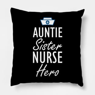 Nurse - Auntie Sister Nurse Hero w Pillow