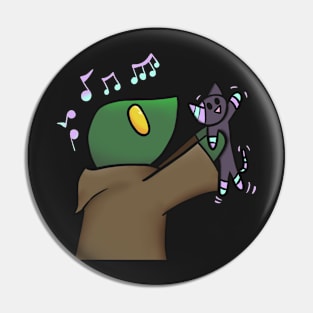 Plushie Dance Tonberry, A Zombie Cheshire Productions Emote Pin