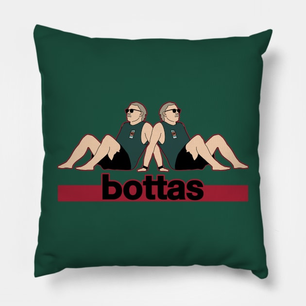 Valtteri Bottas Pillow by singinglaundromat