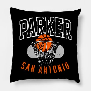 Vintage San Antonio 90's Basketball Parker Pillow