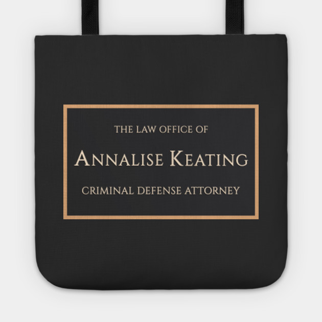Annalise Keating Attorney How To Get Away With Murder Tote