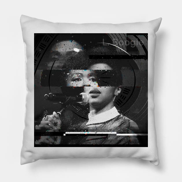 Lauryn Hill pix Pillow by salohman