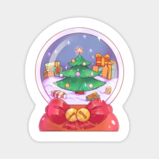 Christmas snow globe Magnet