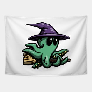 Octopus Witch Tapestry