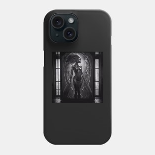 Futuristic African: Beauty in Motion T-Shirt Phone Case