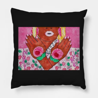 Raspberry model no. 1 Pillow