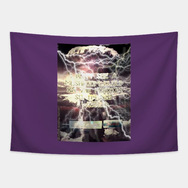 Atomic Bomb Tapestry by SteamyR