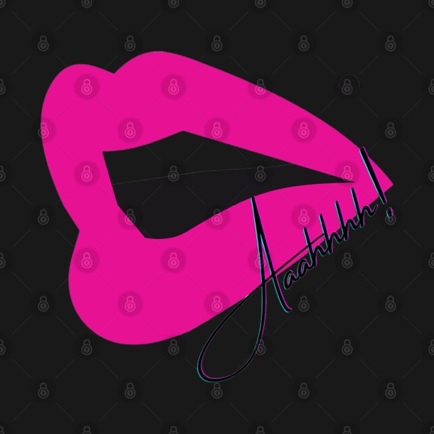 Purple Lips... Aaahhhh! by boldstuffshop