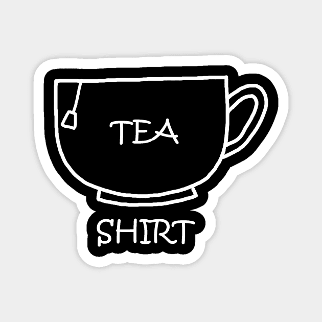 Tea Shirt White Magnet by PelicanAndWolf