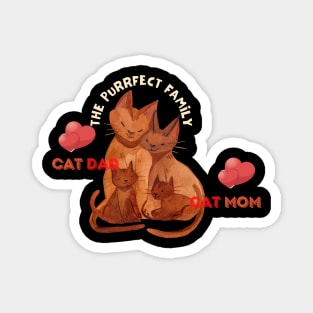 The Perfects Cat Family Magnet