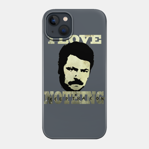 I Love Nothing - Tv - Phone Case