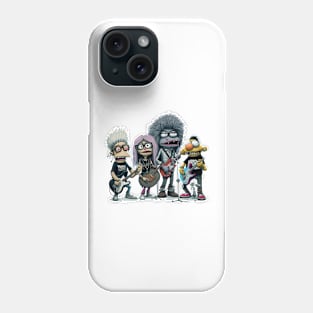 funny rock music band Phone Case