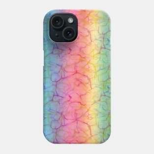 Rainbow Gradient Circuit Abstract Phone Case