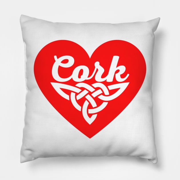 Cork, Celtic Irish Pillow by TrueCelt