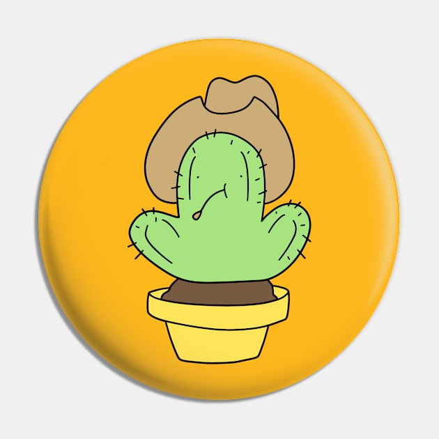 Cowboy Cactus Pin by saradaboru