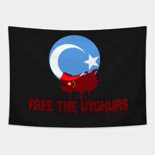 FREE THE UYGHURS SHIRT. Tapestry