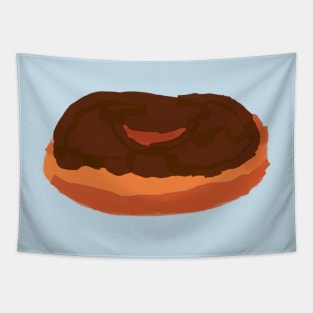 Big Chocolate Donut Tapestry